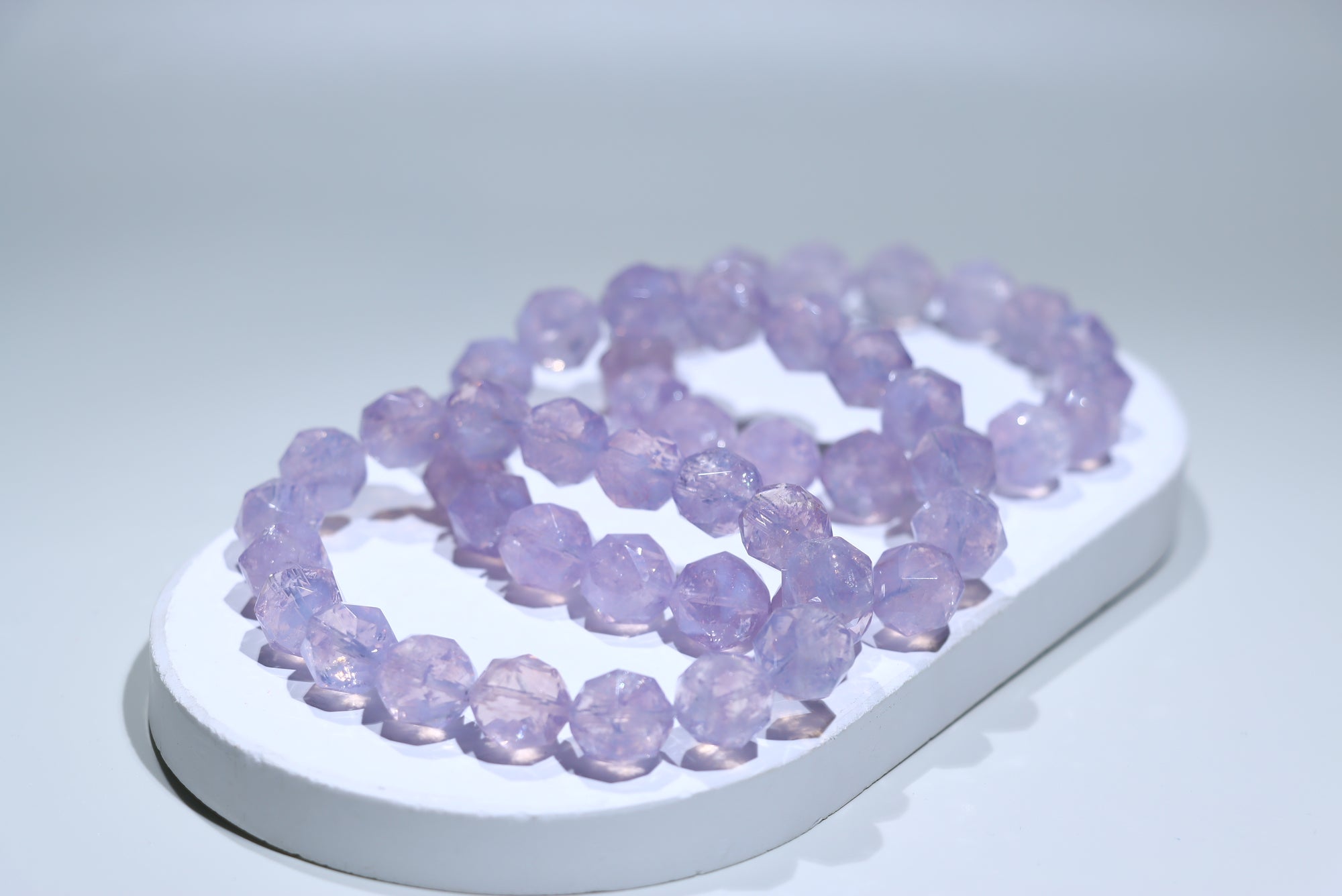 Levander moon stone Crystal Bracelet