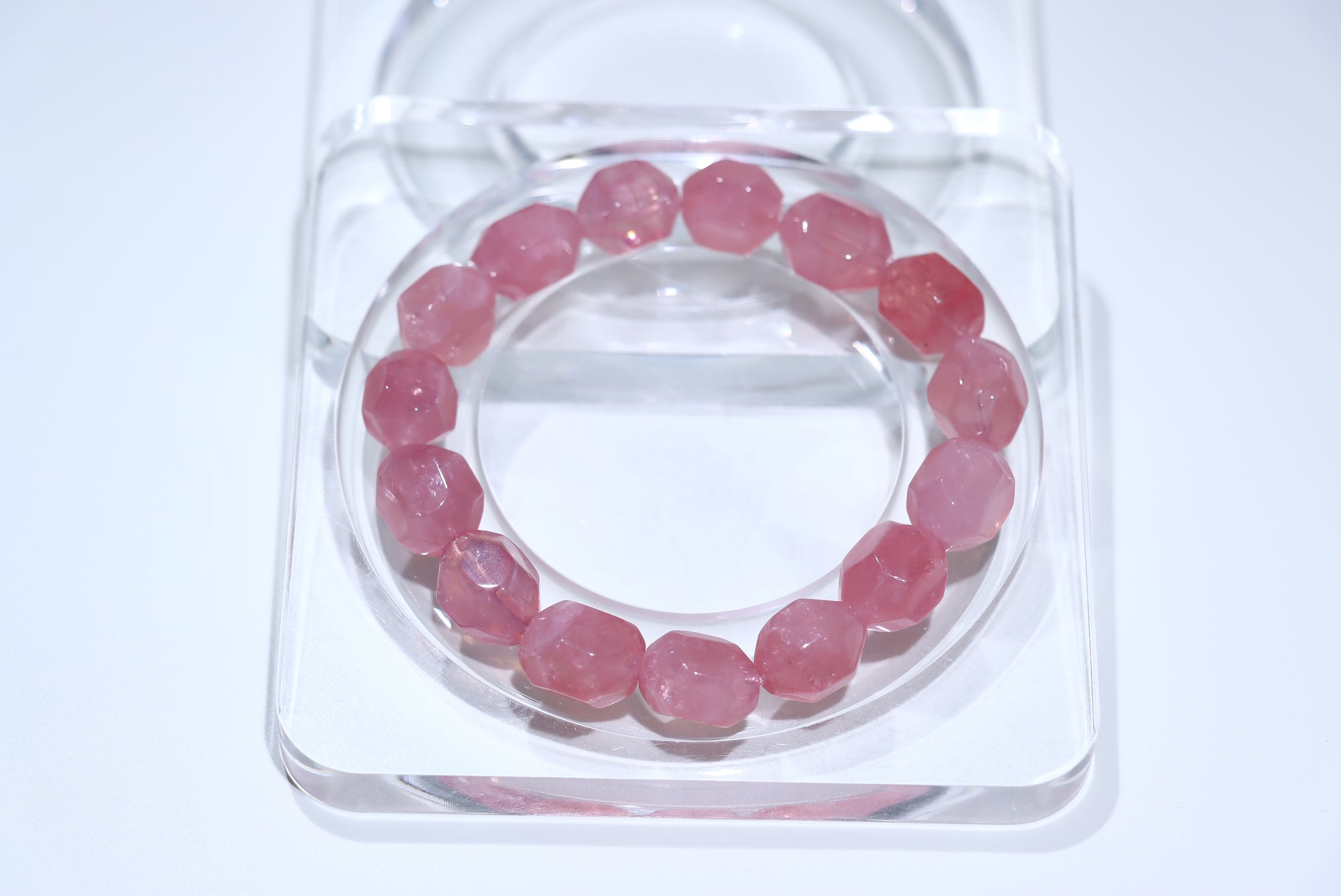 Rose Quartz Crystal Bracelet