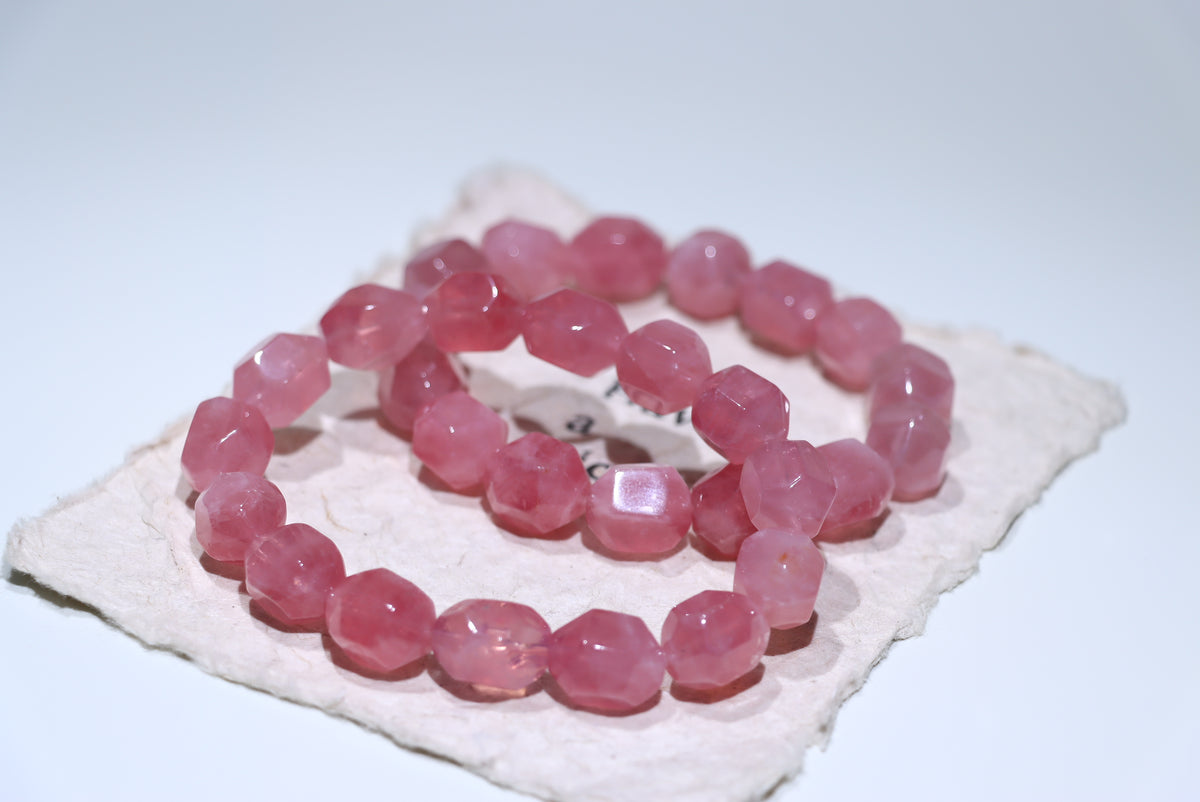 Rose Quartz Crystal Bracelet