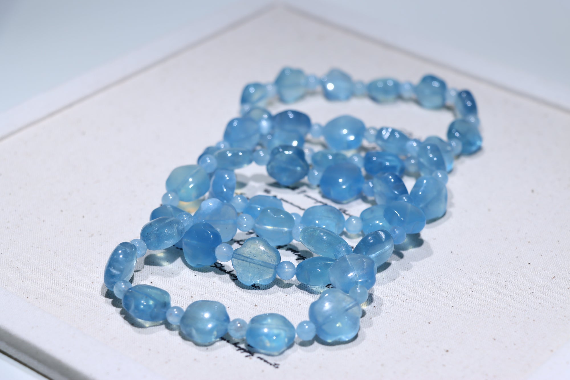 Aquamarine Crystal Bracelet