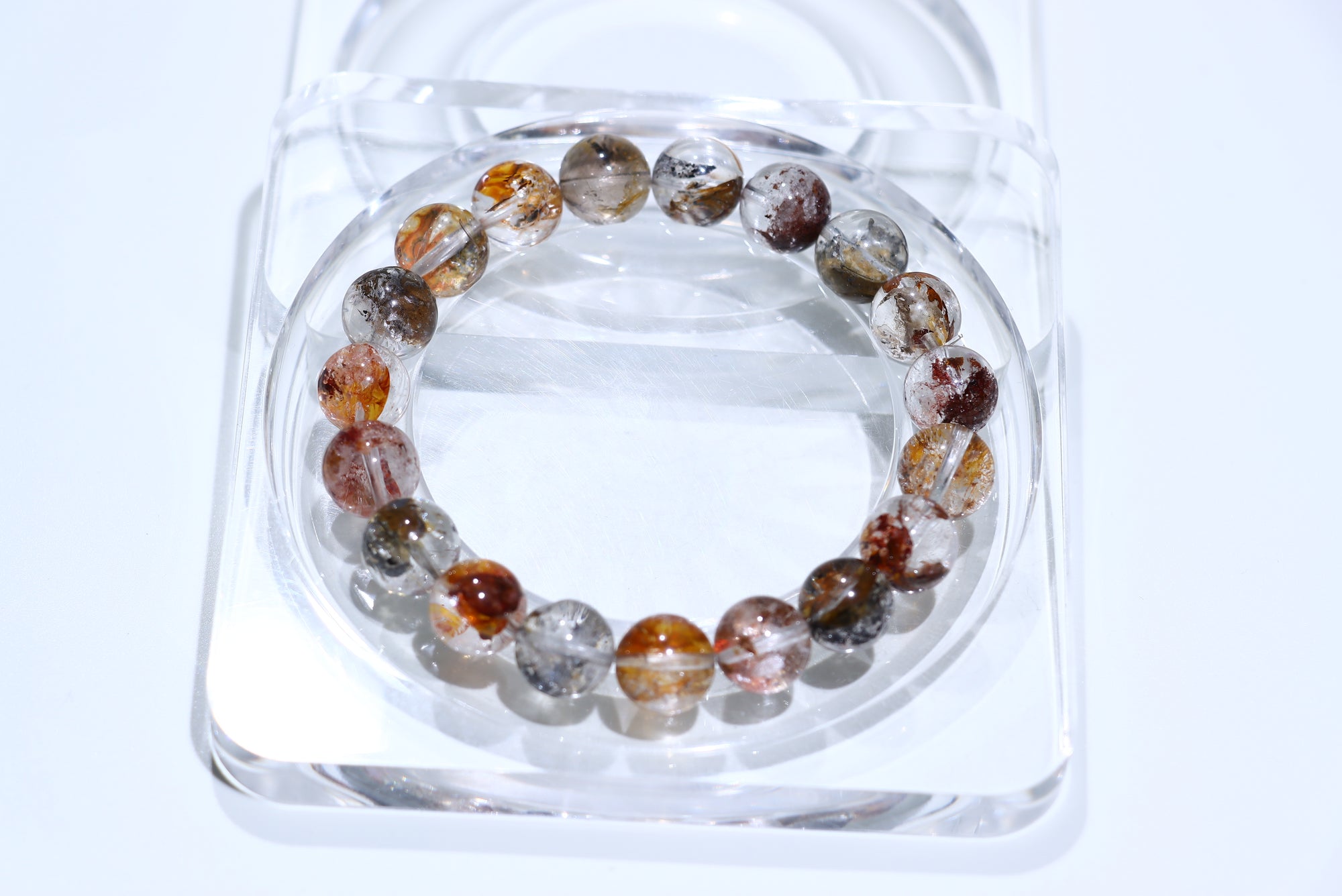 Fire Quartz Crystal Bracelet