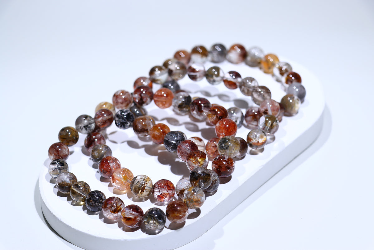 Fire Quartz Crystal Bracelet