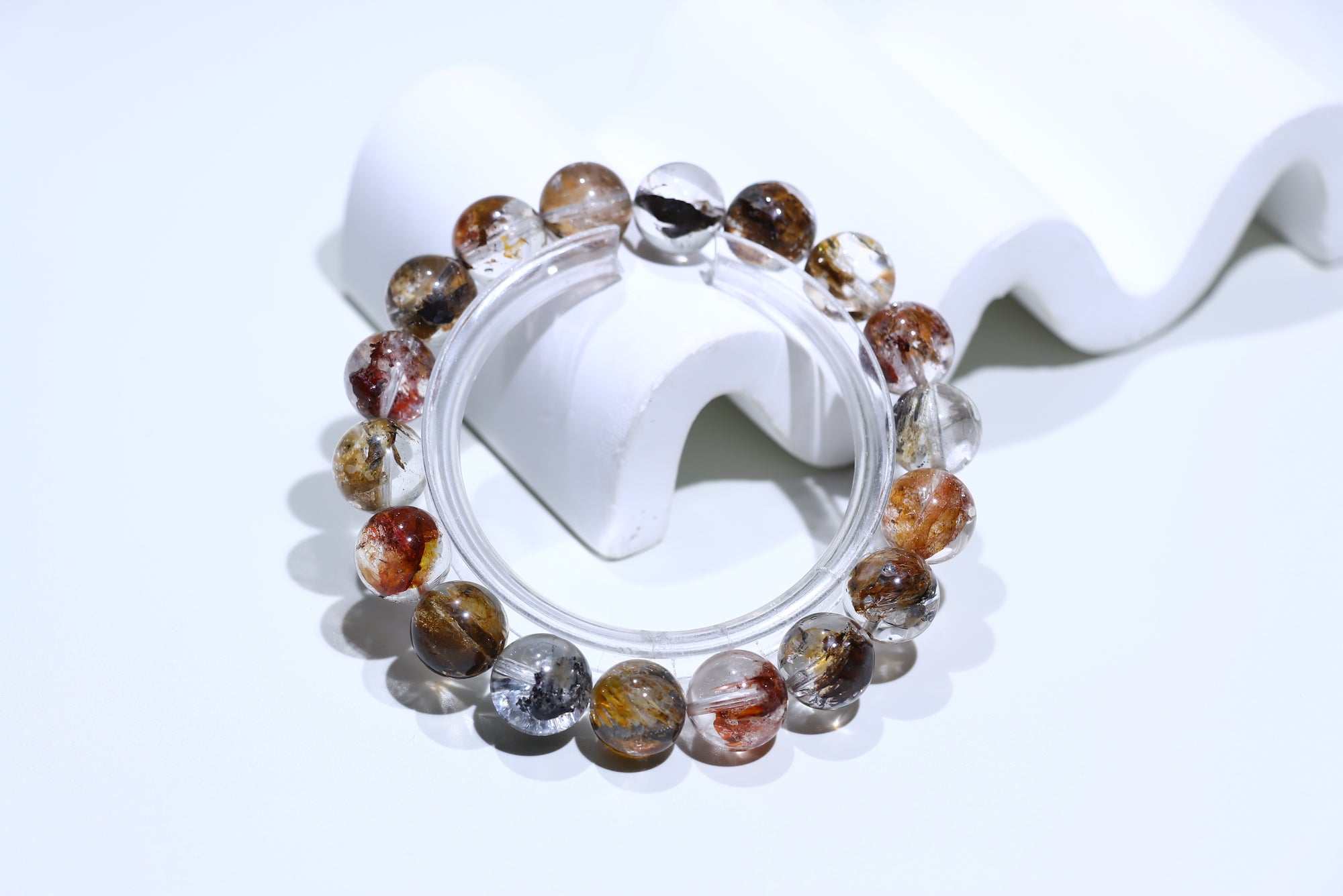 Fire Quartz Crystal Bracelet