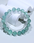 Green Aquamarine Crystal Bracelet