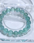 Green Aquamarine Crystal Bracelet