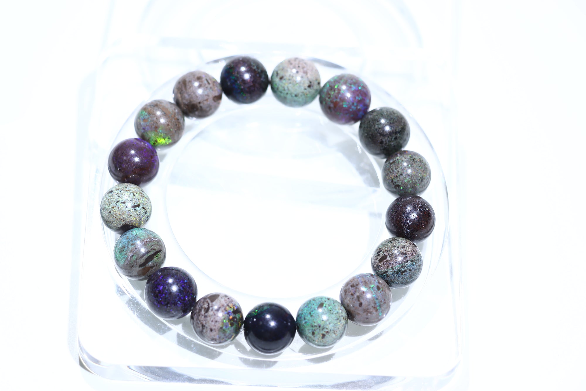 Rainbow Opal Crystal Bracelet