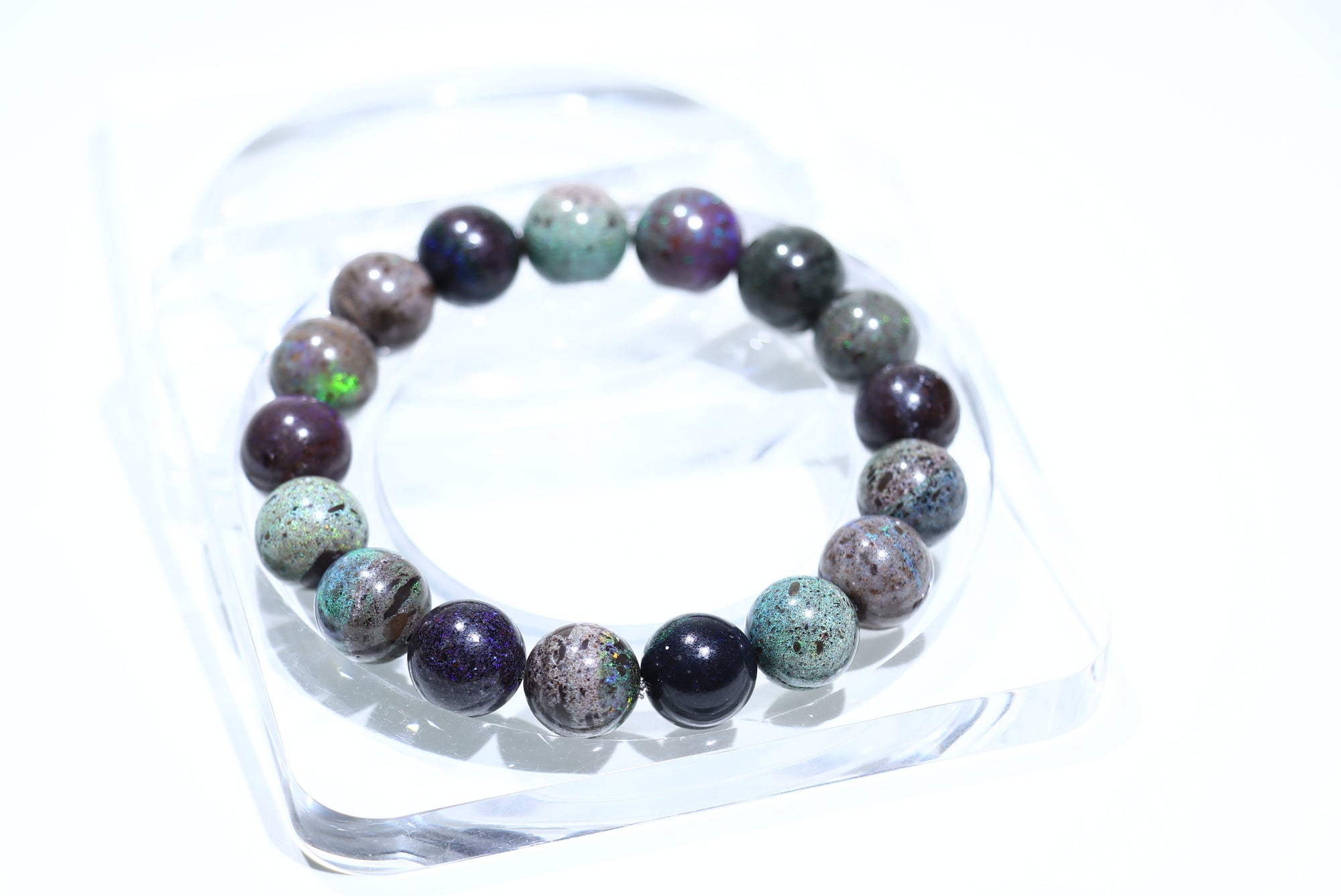 Rainbow Opal Crystal Bracelet