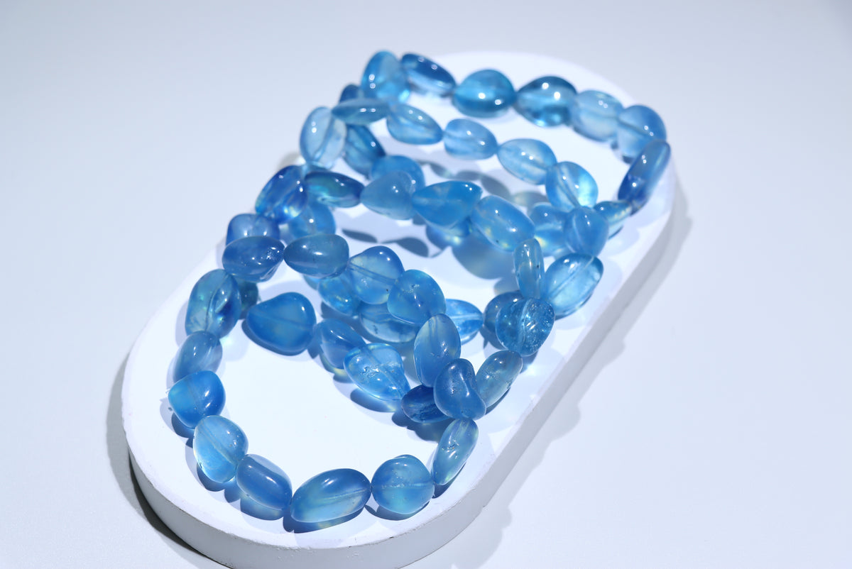 Aquamarine Crystal Bracelet