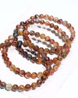 Copper rutile Crystal Bracelet