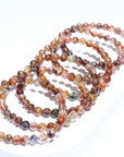 Copper rutile Crystal Bracelet