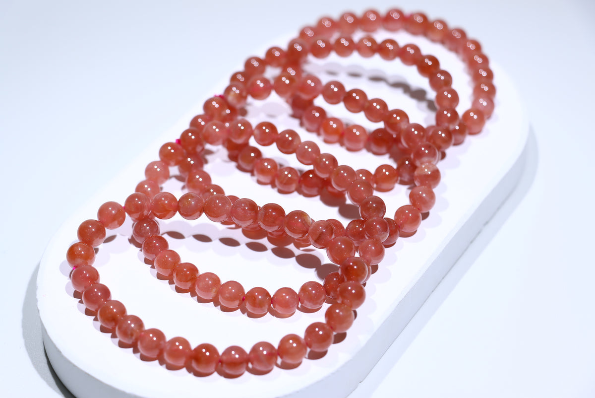 Rhodochrosite Crystal Bracelet