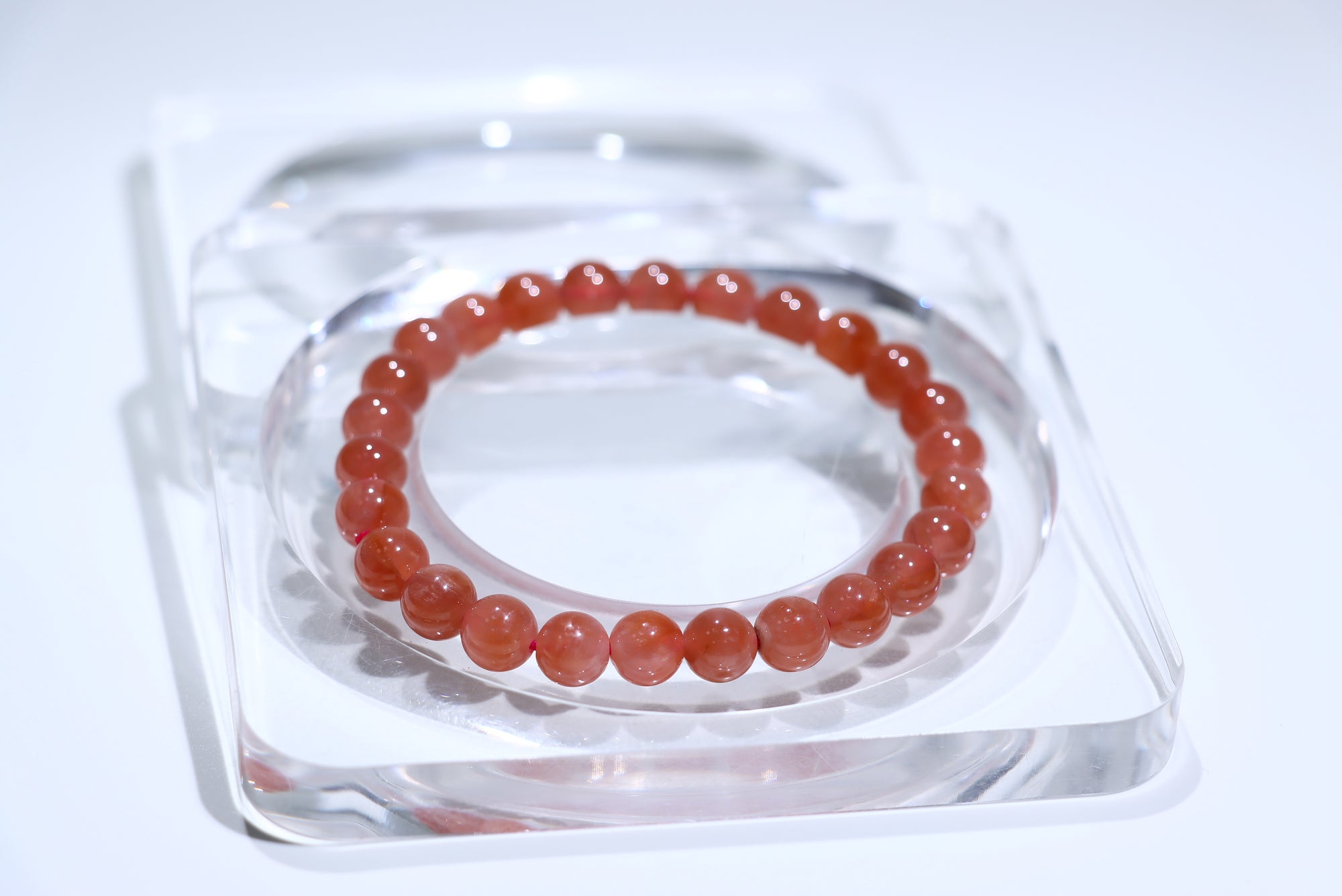 Rhodochrosite Crystal Bracelet