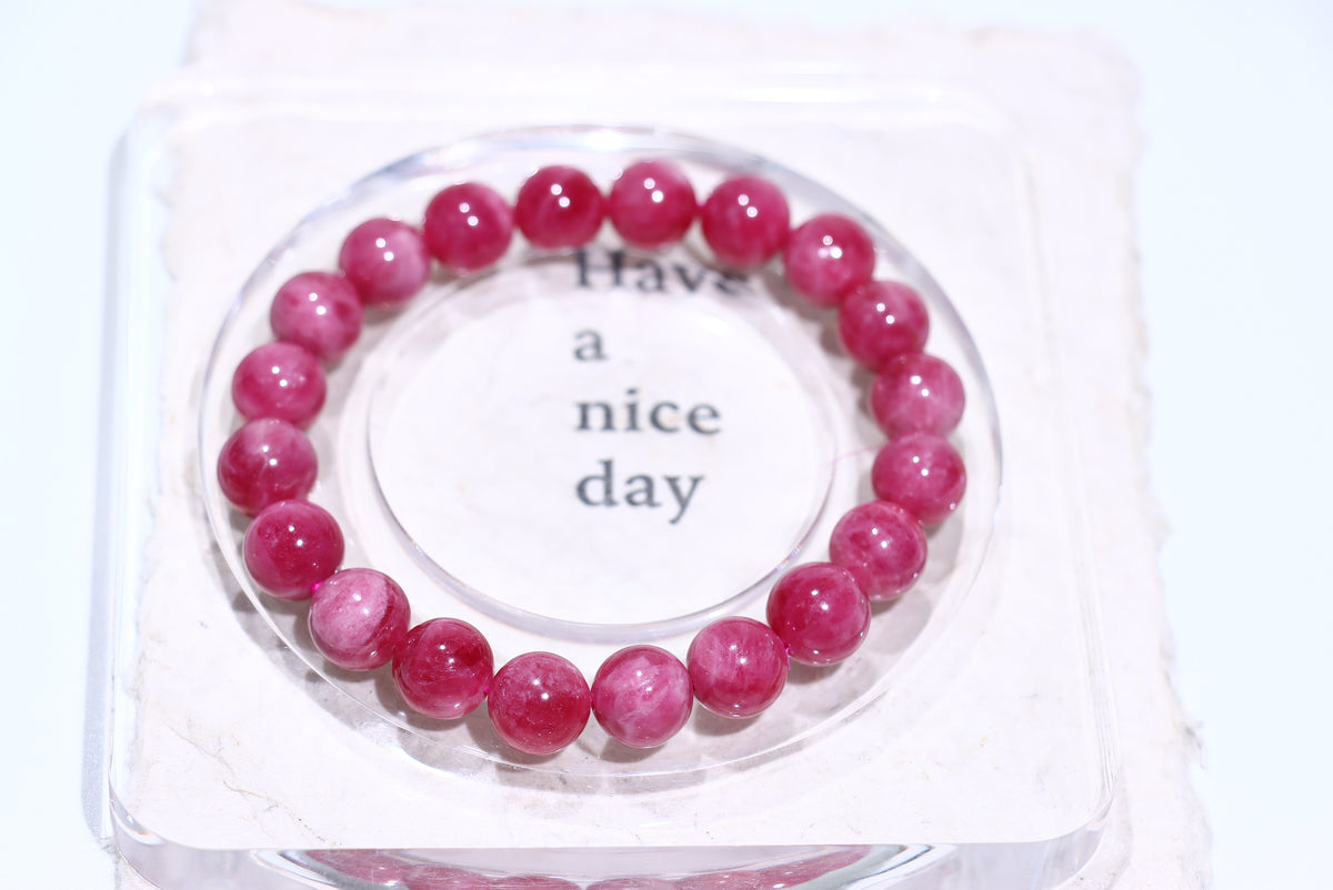 Rhodonite Crystal Bracelet