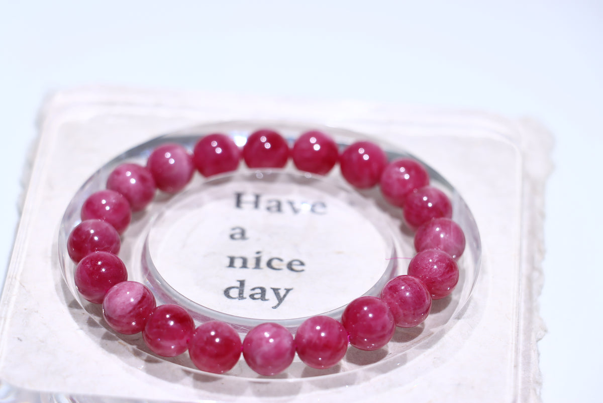 Rhodonite Crystal Bracelet