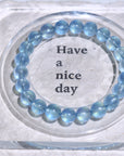Aquamarine Crystal Bracelet