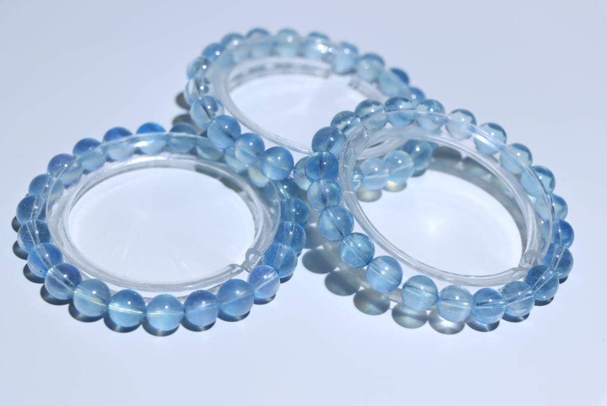 Aquamarine Crystal Bracelet