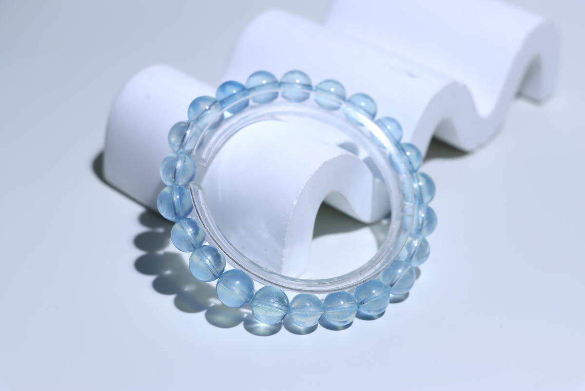 Aquamarine Crystal Bracelet