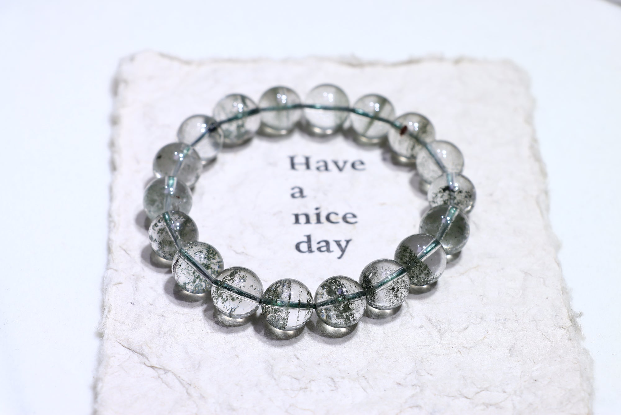 Green Garden Crystal Bracelet