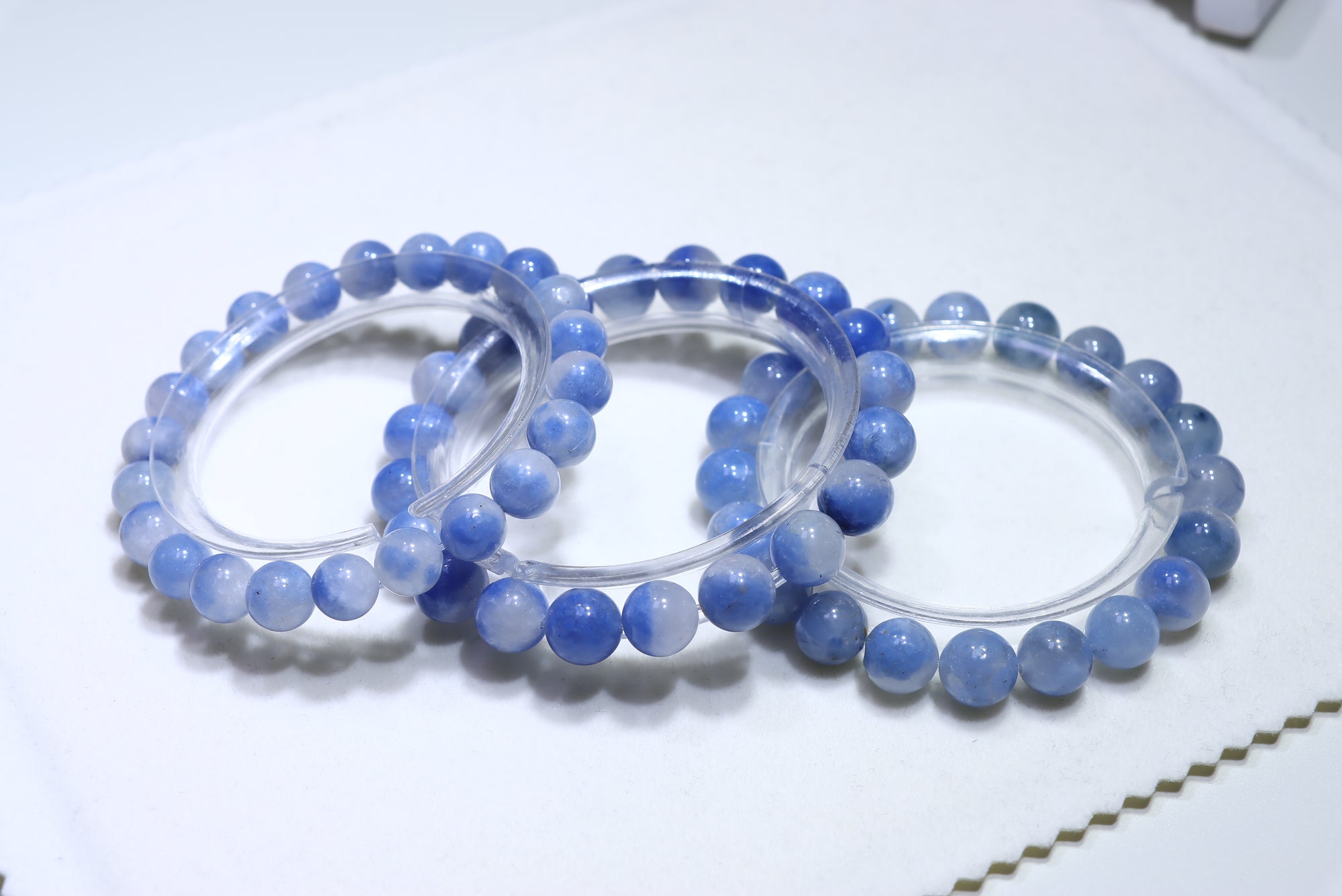 Blue Rutile Crystal Bracelet