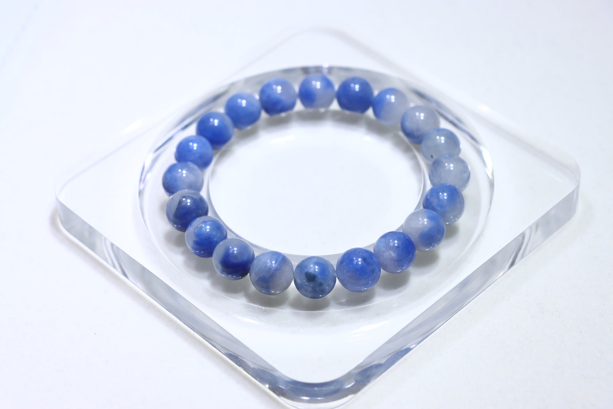 Blue Rutile Crystal Bracelet
