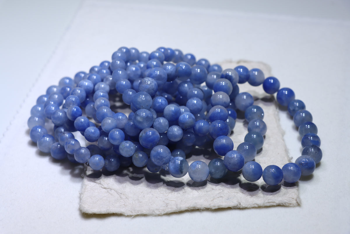Blue Rutile Crystal Bracelet