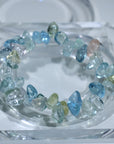 Morganite Free Form Crystal Bracelet