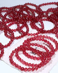 Strawberry Quartz Crystal Bracelet