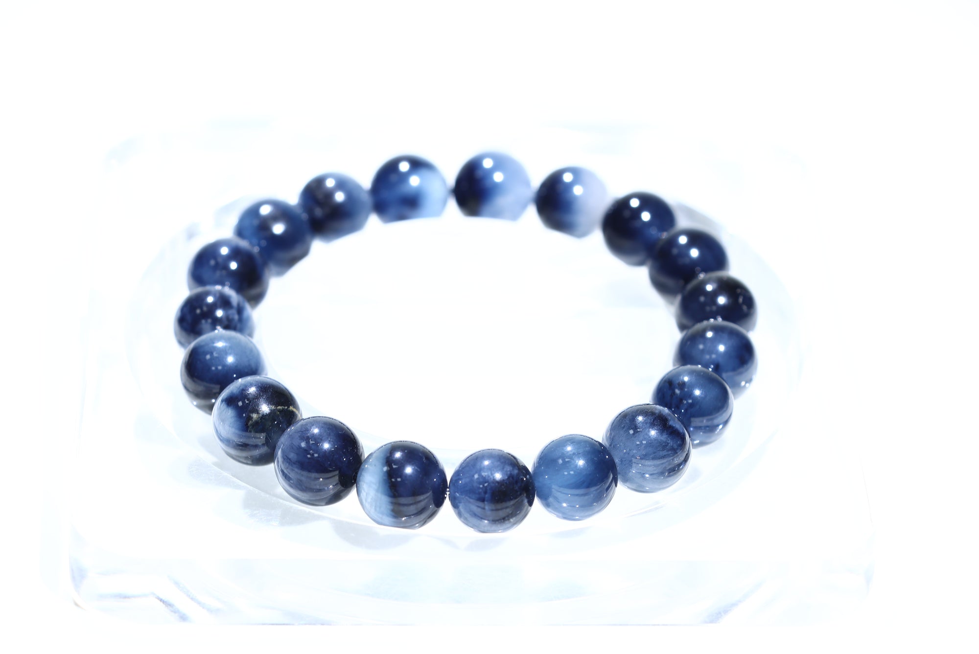 Blue Rutile Crystal Bracelet