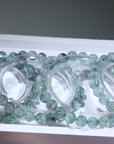 Green Aquamarine Crystal Bracelet