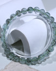 Green Aquamarine Crystal Bracelet