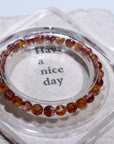 Fire Quartz Crystal Bracelet