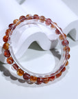 Fire Quartz Crystal Bracelet