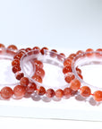 Red Rabbit Hair Crystal Bracelet