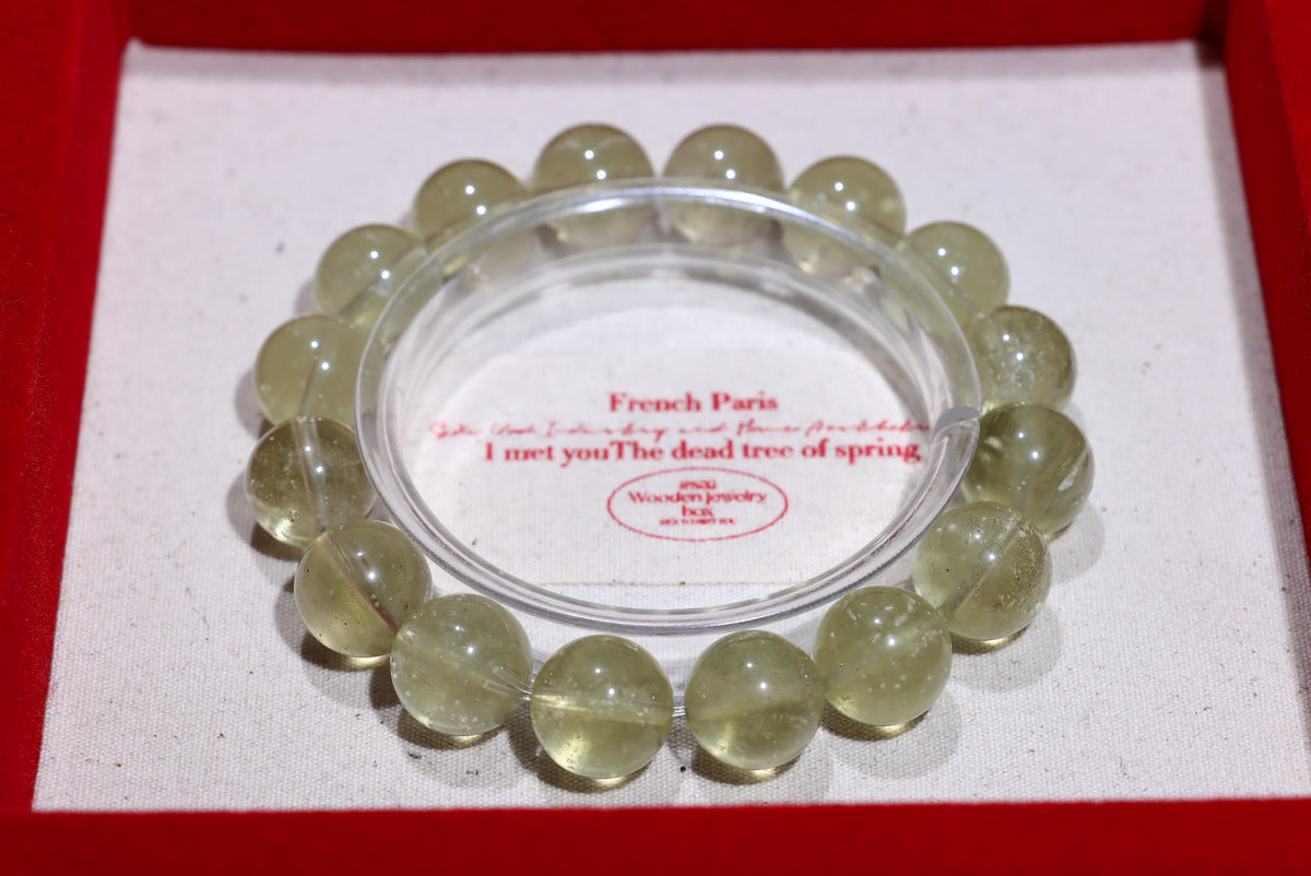 Libyan Gold Tektite Crystal Bracelet