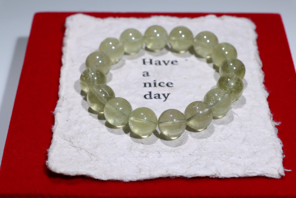 Libyan Gold Tektite Crystal Bracelet