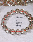 Citrine Sea Urchin Crystal Bracelet