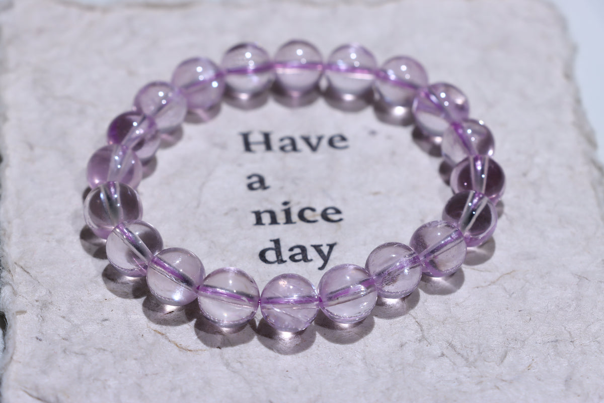 Kunzite Crystal Bracelet