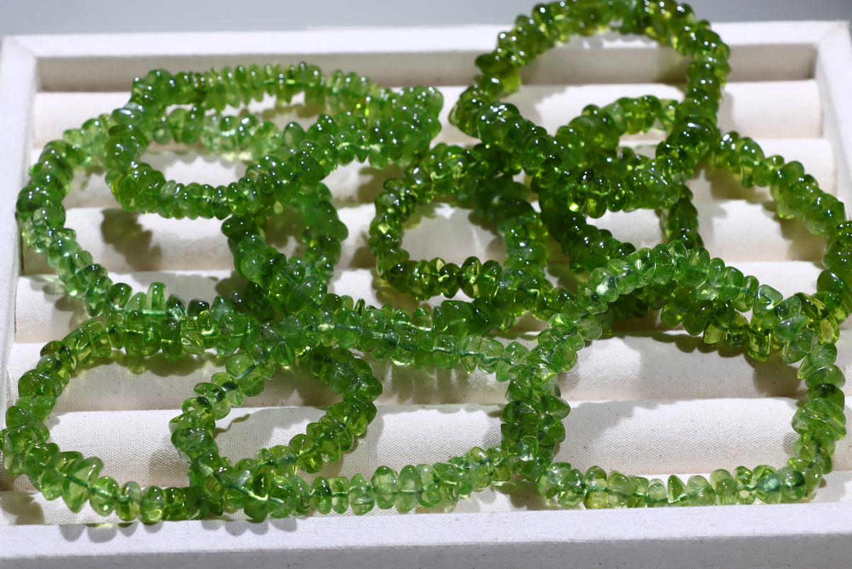 Peridot Crystal Bracelet