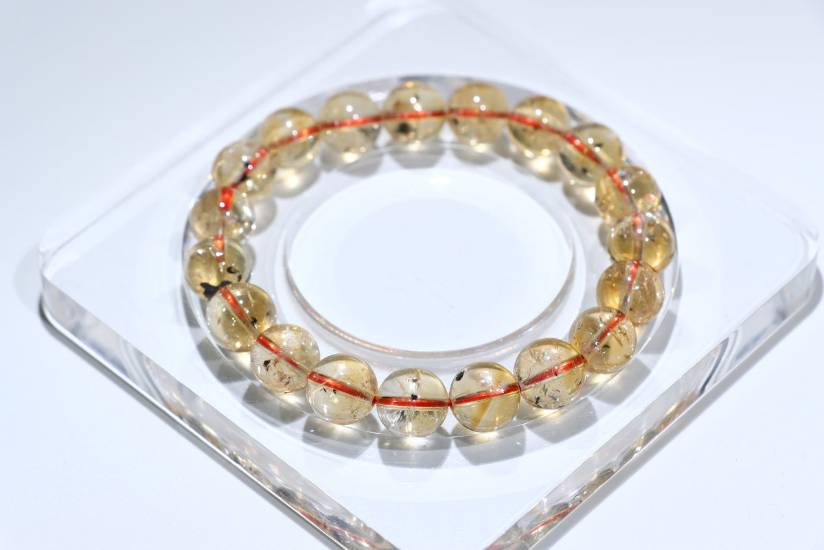 Citrine Sea Urchin Crystal Bracelet