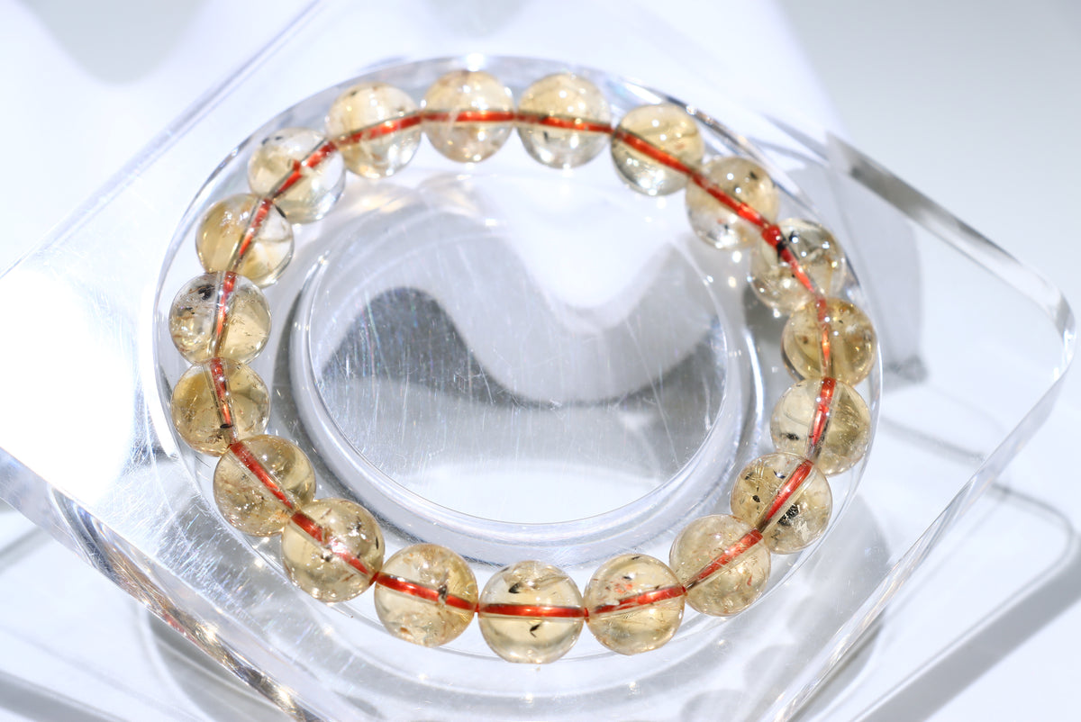 Citrine Sea Urchin Crystal Bracelet