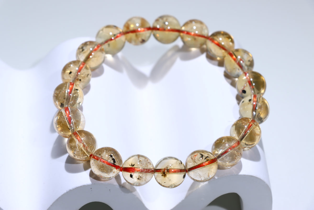 Citrine Sea Urchin Crystal Bracelet