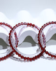 Garnet Crystal Bracelet