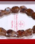 Purple Titanium Auralite 23 Crystal Bracelet
