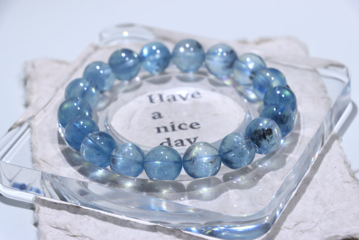 Aquamarine Crystal Bracelet