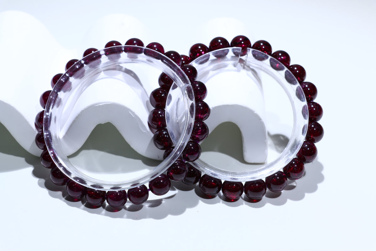 Garnet Crystal Bracelet