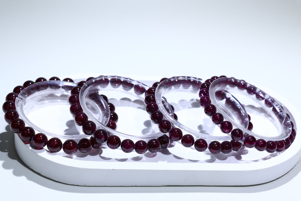 Garnet Crystal Bracelet