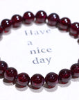 Garnet Crystal Bracelet