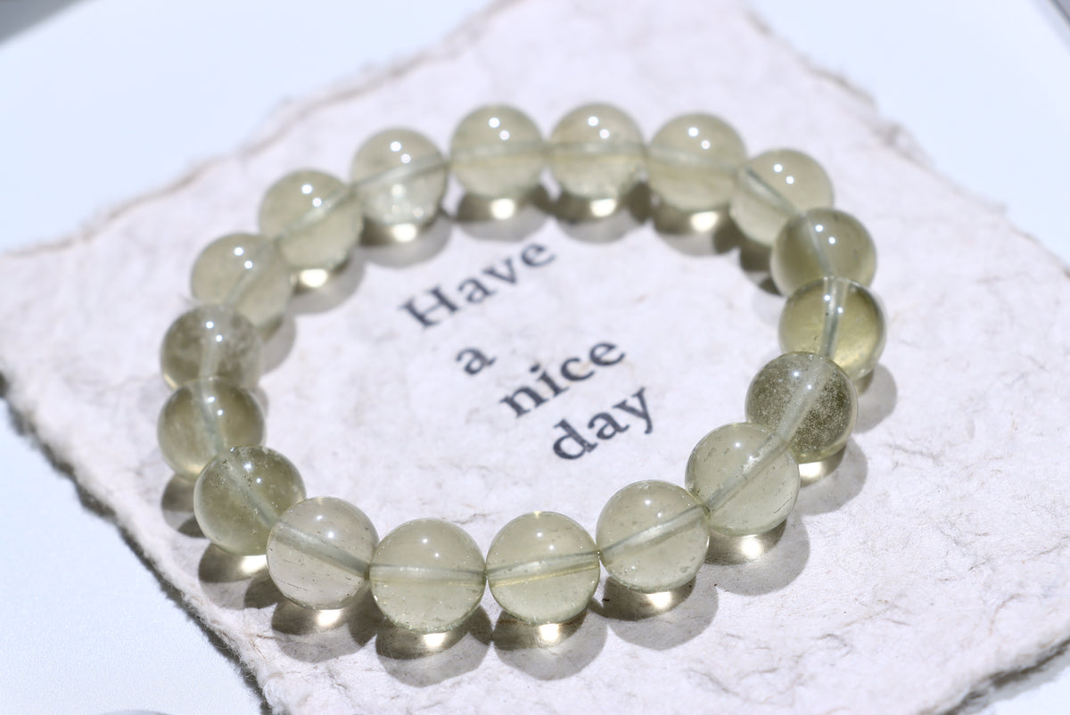 Libyan Gold Tektite Crystal Bracelet