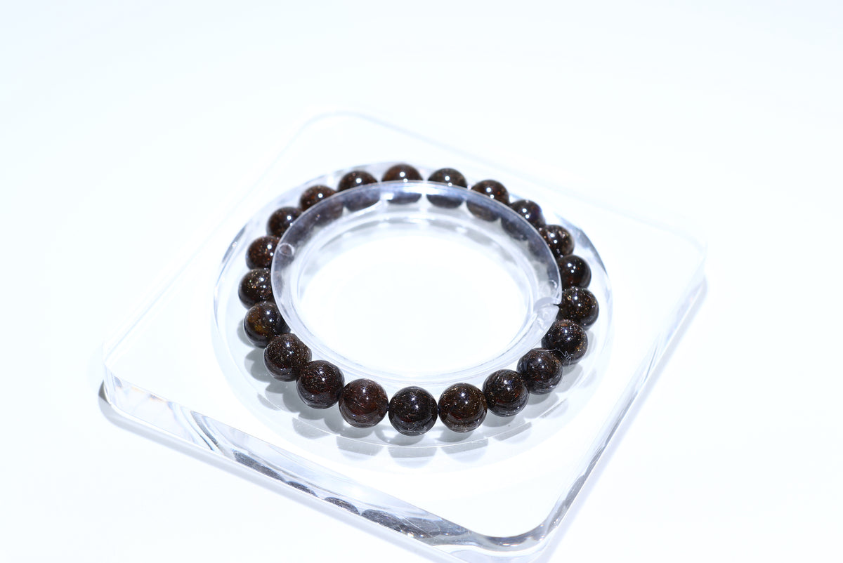 Copper rutile Crystal Bracelet