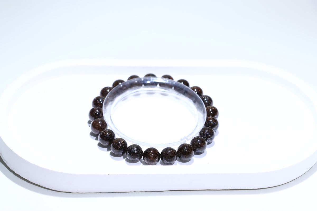 Copper rutile Crystal Bracelet